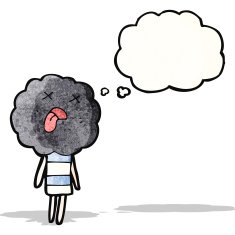 cute cloud head creature cartoon N7