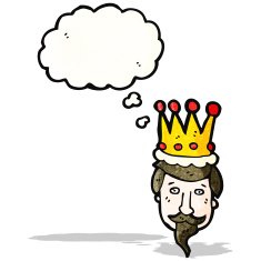 cartoon king's head N2