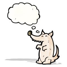 cartoon little wolf N17