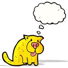 fat little dog cartoon N2
