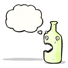 shocked wine bottle cartoon N2