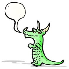 Cartoon Dragon N23