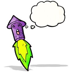 Cartoon Firework Rocket N7