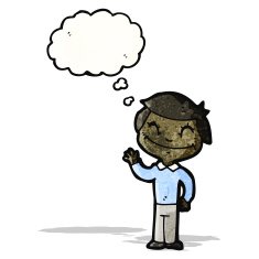 friendly boy cartoon