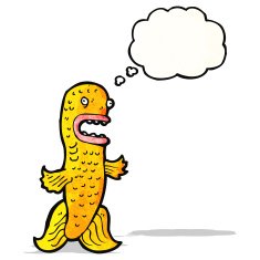 Funny cartoon fish N6