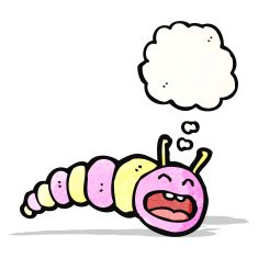 Cartoon Caterpillar N34
