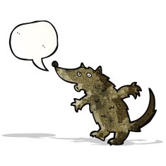 Cartoon Wolf N55