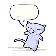 Cute cartoon cat N17