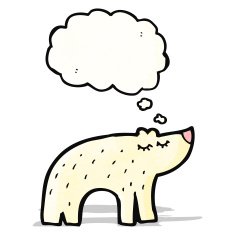 cute cartoon polar bear N3
