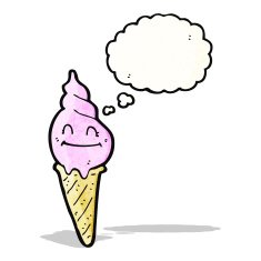 ice cream cone cartoon character N3