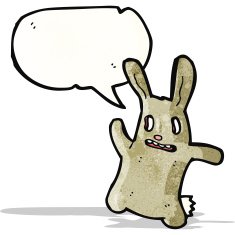 cartoon spooky rabbit N4