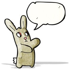 cartoon spooky rabbit N5