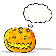 cartoon halloween pumpkin N8