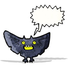 halloween bat cartoon
