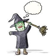 Cartoon Witch N16