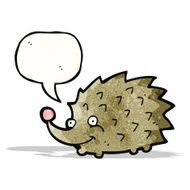 Cartoon Hedgehog N16