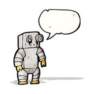 leaky old robot cartoon