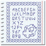 Hand drawing alphabet N4
