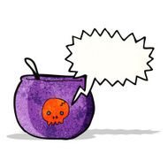 cartoon spooky cauldron N5