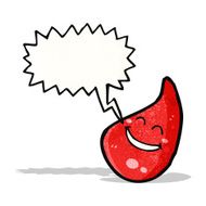 Cartoon Blood Drop N20
