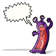 screaming monster cartoon character N2
