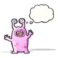 cartoon crazy monster N24