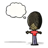 cartoon boy with thought bubble N7