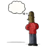 suspicious man cartoon