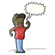 cartoon confident man N10