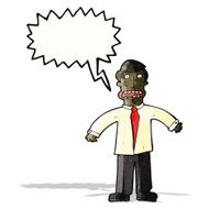 cartoon shocked businessman