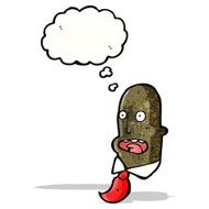 cartoon staring man N9
