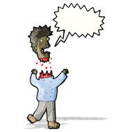 cartoon man with severed head N3