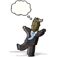 old banker having heart attack