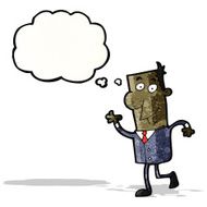 cartoon businessman with great idea N5