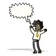 cartoon shouting man N12