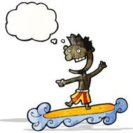 cartoon surfer dude