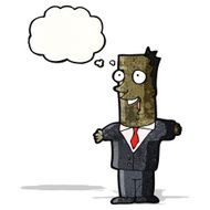 cartoon businessman with great idea N7