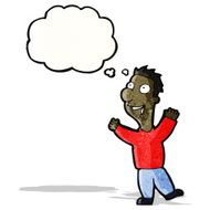 cartoon excited man N19