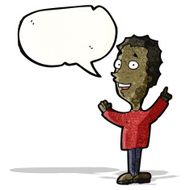cartoon man explaining idea N3