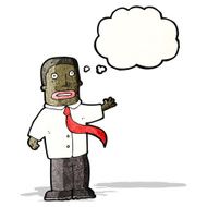 cartoon man with thought bubble N18