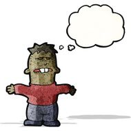 cartoon ugly boy N3
