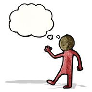 cartoon waving man N21