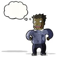 cartoon excited man N20