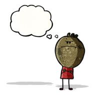 cartoon grumpy boy N3