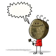 happy doodle man cartoon N3