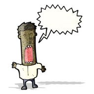 cartoon shouting man N14