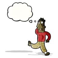crazy dancing man cartoon