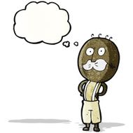 cartoon healthy old man