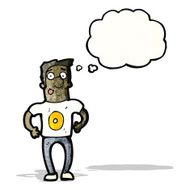 cartoon man in number zero shirt N4