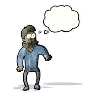 cartoon mustache man N15
